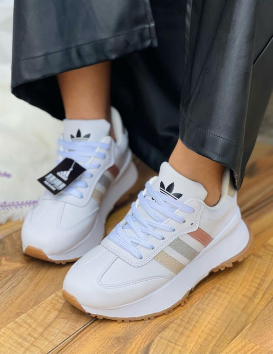 PROMO DÍA DE LA MADRE - Tenis Adidas Tricolor importados para mujer🔥HOY 50% DCTO